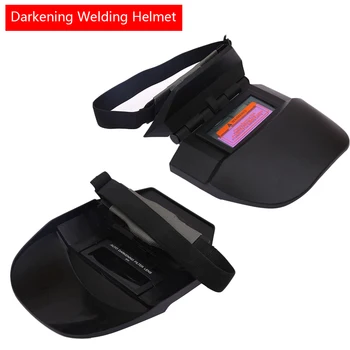 

Welding helmet 1pc Adjustable Pro Auto Darkening Welding Helmet Arc Mig Grinding Welders Mask Solar