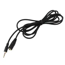 150cm 2.5mm macho para fêmea jack extensão áudio aux cabo de cabo para smartphone 2.5mm fone de ouvido
