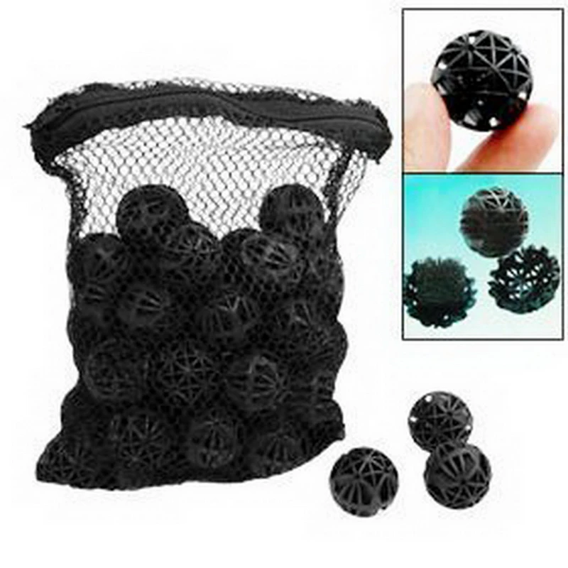 50Pcs/set New Plastic Fish Tank Biochemical Balls For Aquarium Pond