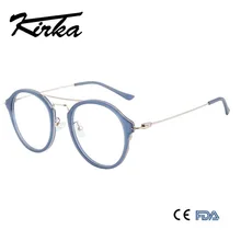 Кирка, круглые очки, оправа для мужчин и женщин, Ретро стиль, ацетат, очки по рецепту, близорукость, оптическая оправа, весенние петли, очки A17736C6