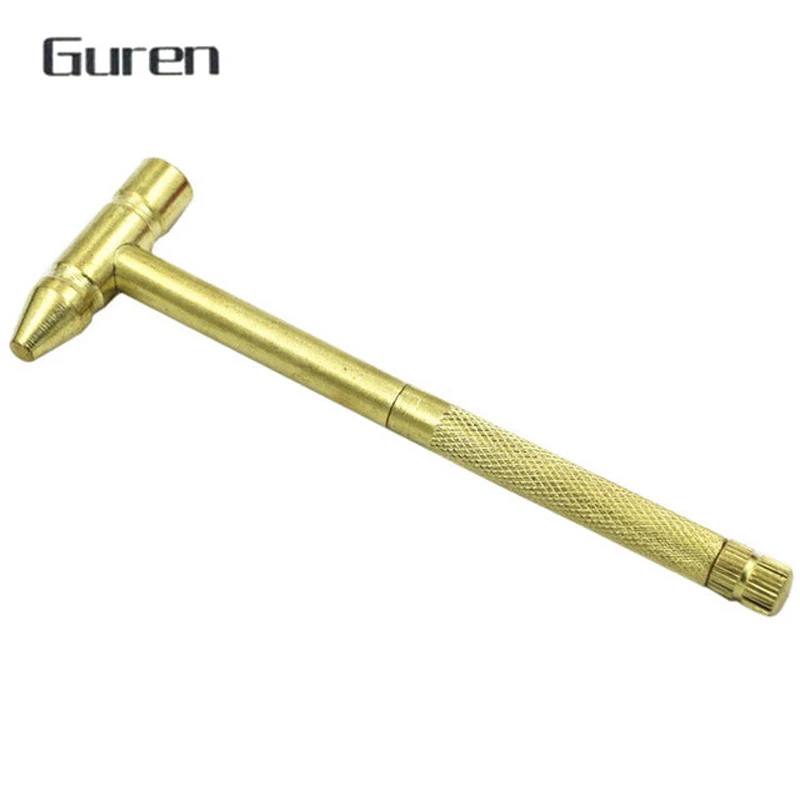 Multi function Mini Copper Brass Hammer Plated Small Hammer Tool