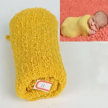 Высокое качество 1 шт. мягкие детские фотографии реквизит длинный шарф эластичная вязаная пеленка пеленки для фотографирования новорожденных ткань аксессуары