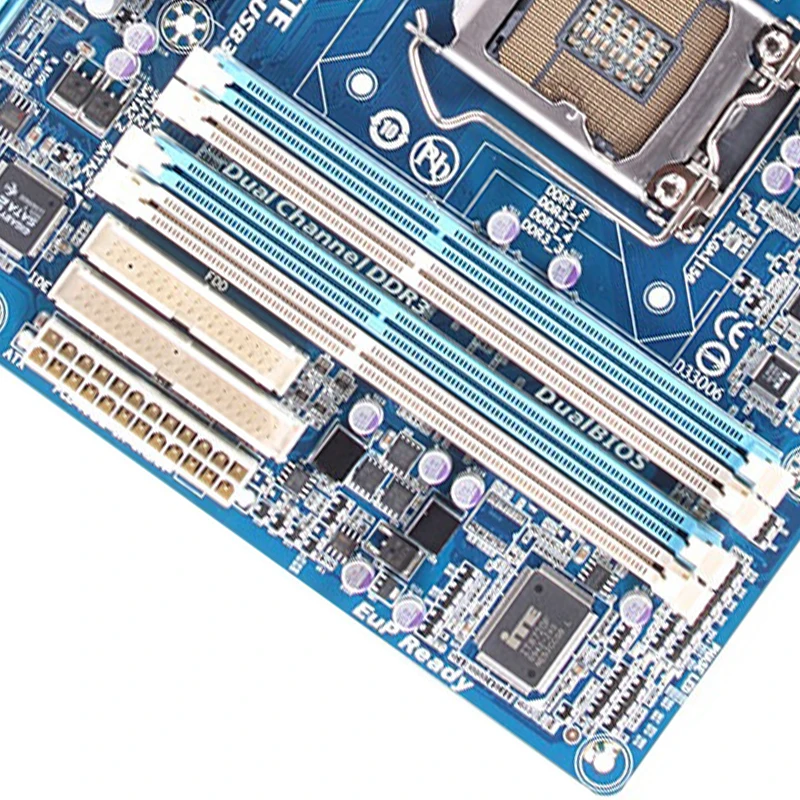 GIGABYTE GA-H55M-USB3 LGA1156 DDR3 i3 i5 i7 микро-atx корпус