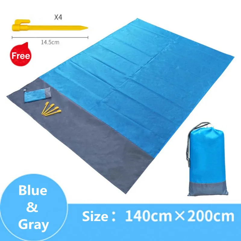 

Foldable Beach Blanket Outdoor Portable Waterproof Picnic Mat Camping Ground Pocket Mat Mattress Camping Picnic Mat Blanket