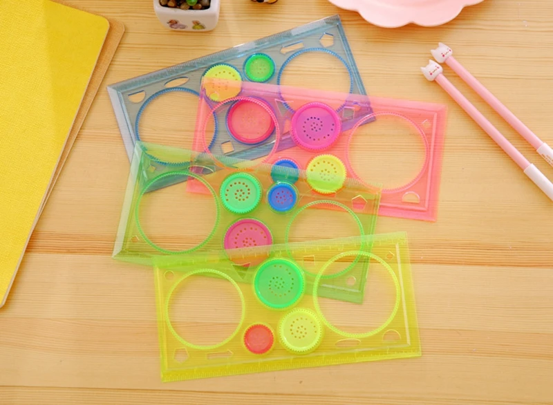 Kids Toys Spirograph Art Tool Drawing Ruler Toys fo Children Drawing Painting Ruler Educational Toys Spirographs Drawing Toys