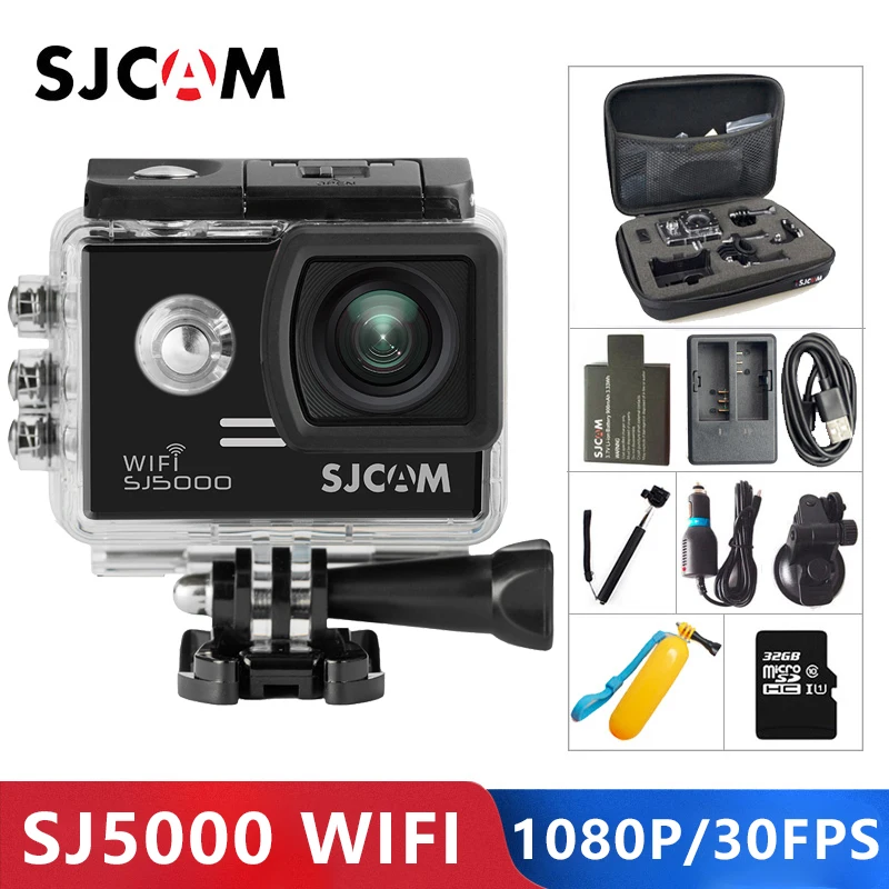 SJCAM SJ5000 Wi-Fi экшн камера 1080 P Full HD Спорт DV 2.0 дюймов Дайвинг 30 М Водонепроницаемый мини Видеокамера SJ 5000 Спорт Камеры Камера Действий