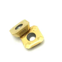 שניתן ליצור להם R245-12T3M-PM 1025 שטוח והתוספות כרסום CNC קרביד להבים שניתן ליצור להם אינדקס End כרסום פנים כלי כרסום עופרת פלדה באסטר (3)