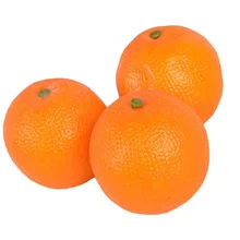 3 шт. оранжевый игрушка Рынок Высокая моделирования Пластик Домашний Декор садовый домик Кухня фрукты сентябрь 119