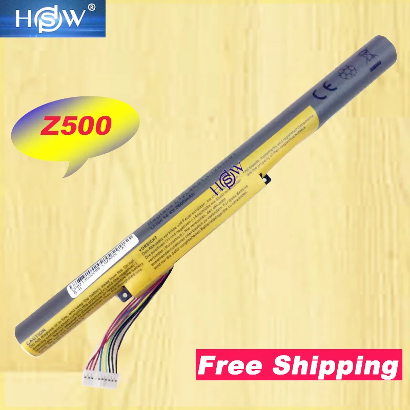 Аккумулятор HSW Z500 для ноутбука LENOVO Z400 Z400S Z400A Z510 Z500AL12L4K01 L12M4E21 L12M4K01 L12S4E21 бесплатная