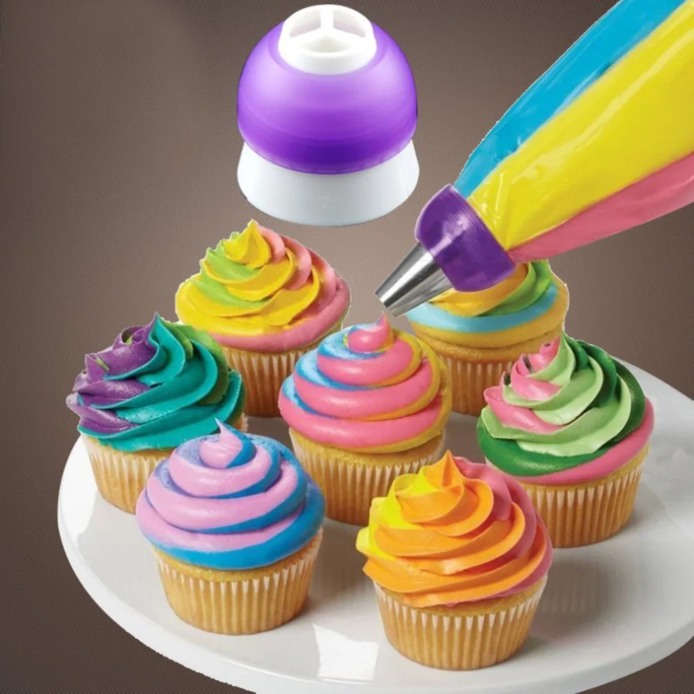 

Plastic Icing Piping Nozzle For Cake Biscuits Cream Decorating Tools For Kitchen Pastry Decoration Cream Nozzle Converter
