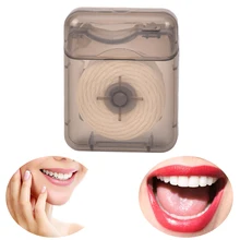 Новинка 1 коробка+ 1 рулон 50 м зубная нить гигиена полости рта чистка зубов воск мятный ароматизированный зубная нить катушка зубочистка зубы Флоссер