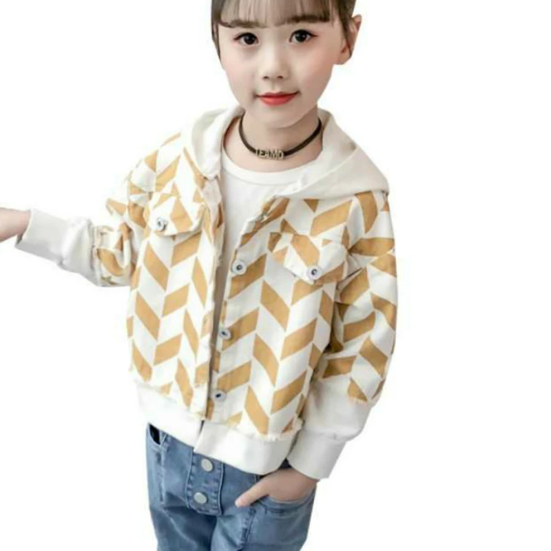 

Kid Autumn Fashion Causal Hooded Jacket Girls High Quality Children