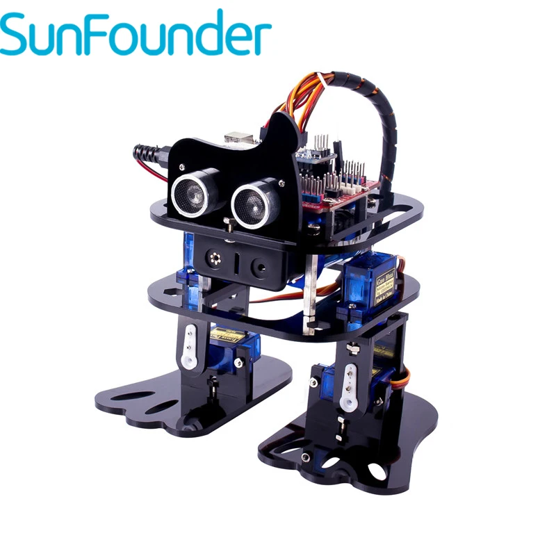 SunFounder DIY 4 DOF Robot Kit Sloth Learning Kit For Arduino Nano