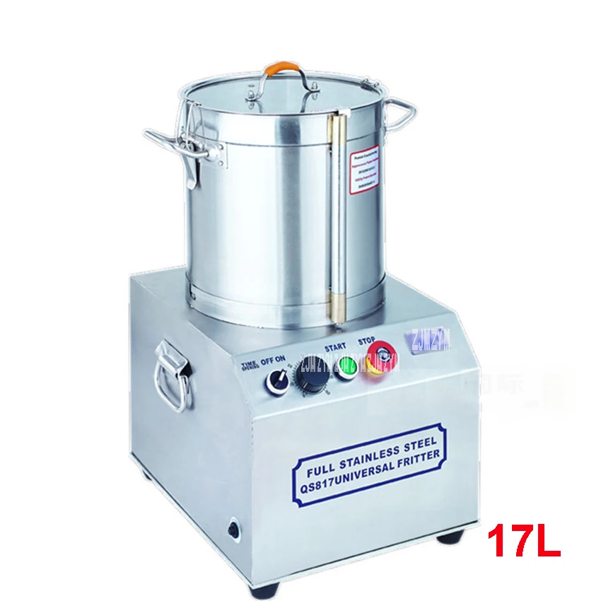 QS817 17L Commercial Food Processor Stainless Steel Meat Vegetables Fritter Cutter Slicer Food Processors 750W Power QS817 17L Commercial Food Processor Stainless Steel Meat Vegetables Fritter Cutter Slicer Food Processors 750W Power