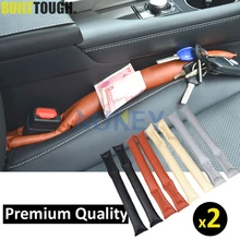 2 шт. Премиум кожаное автомобильное кресло зазор анти-утечка анти-капля колодки коврик фиксатор наполнитель сиденье прокладка стоп-Подушка Чехол подлокотник Стайлинг