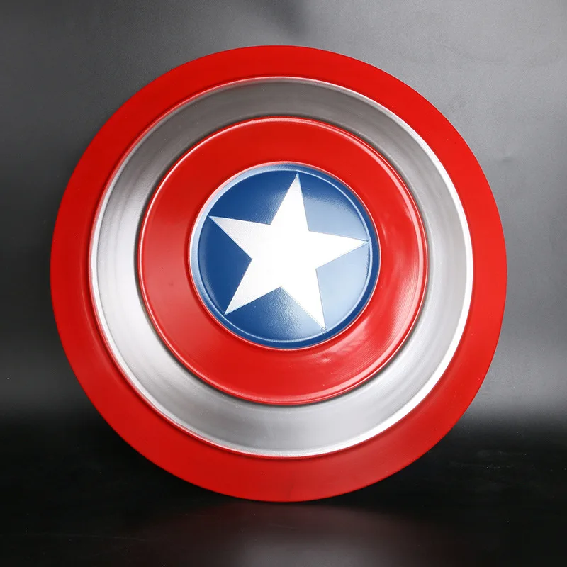 Капитан Америка ролевые игры 1:1 щит из АБС косплей подарок Хэллоуин Опора диаметр 48 см идеальная версия Стива Роджерса