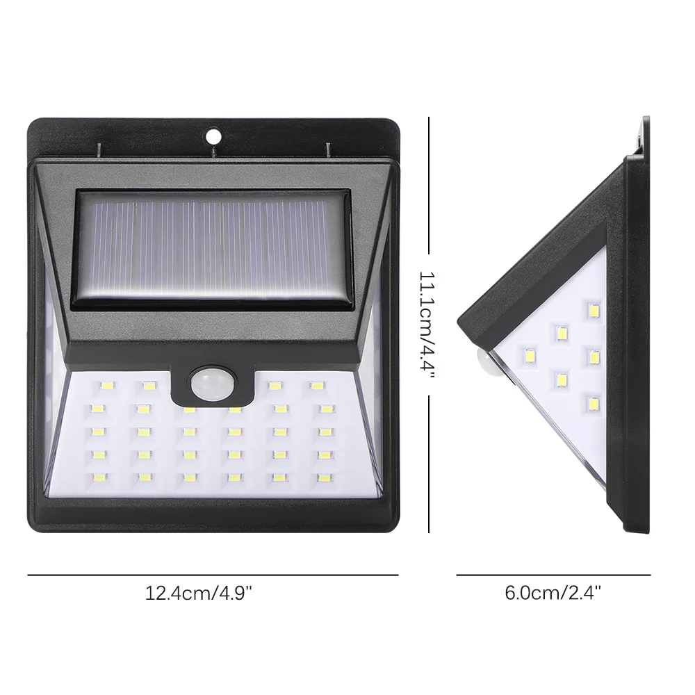 40 светодиодный движения PIR Солнечный свет Сенсор Настенный светильник водонепроницаемый садовый светильник путь аварийного свет безопасности 3-сторонняя световой 1/2/4 шт