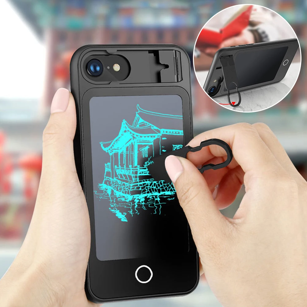 Stand Holder LED Wordpad Writing Board Phone Case for
