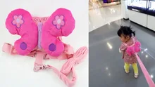 Livraison gratuite Goldbug 2 en 1 harnais amis originale bébé à dos harnais avec Safty bretelles bébé amusant sac à dos jouet