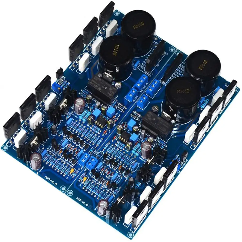 One Pair Assembled A60 2SA1943 2SC5200 tube Current Feedback Power Amplifier Finished Board