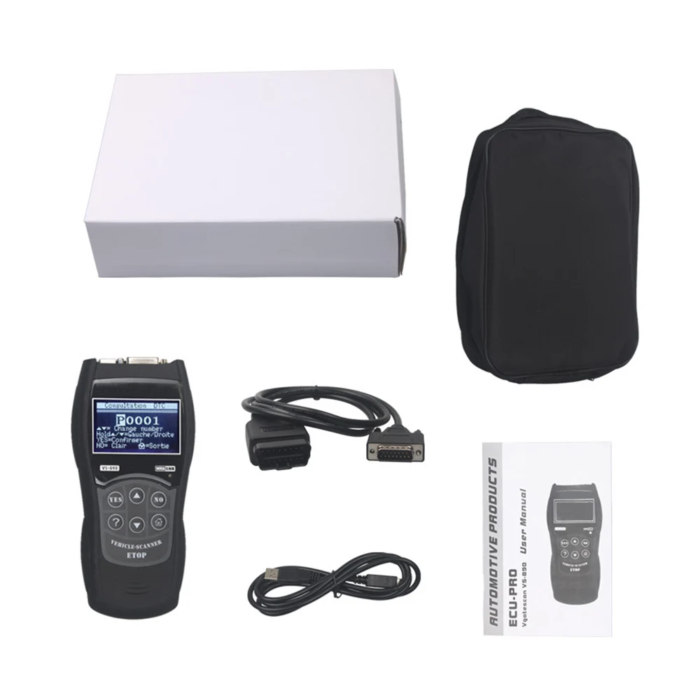 

Car Diagnostic Scanner OBD2 SCAN Multi-Cars VS-890 Full CAN-BUS Multi-Languages VS 890 Code Reader