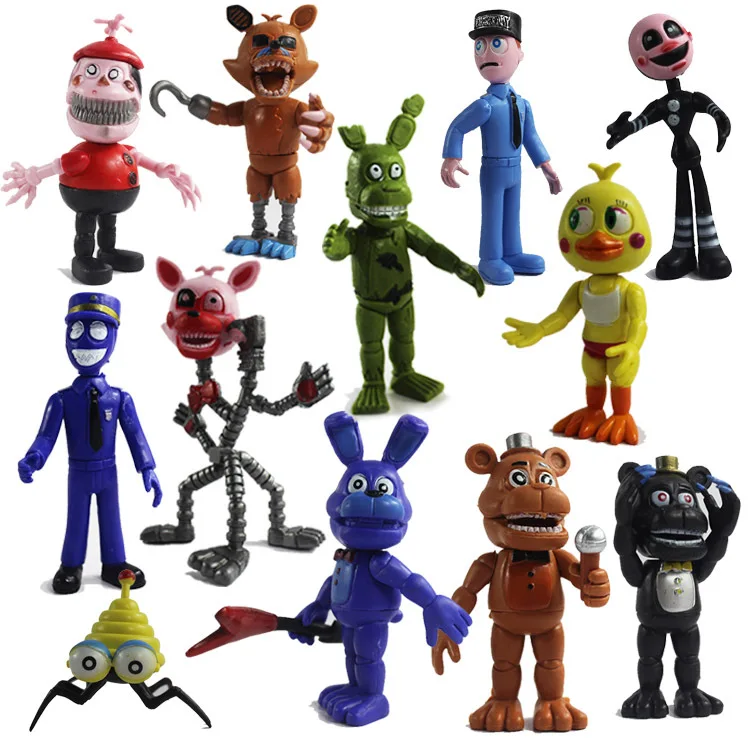 Аниме 6/10/12 шт Five Nights At Freddy's пять ночей у Фредди рисунок игровой набор с рисунком