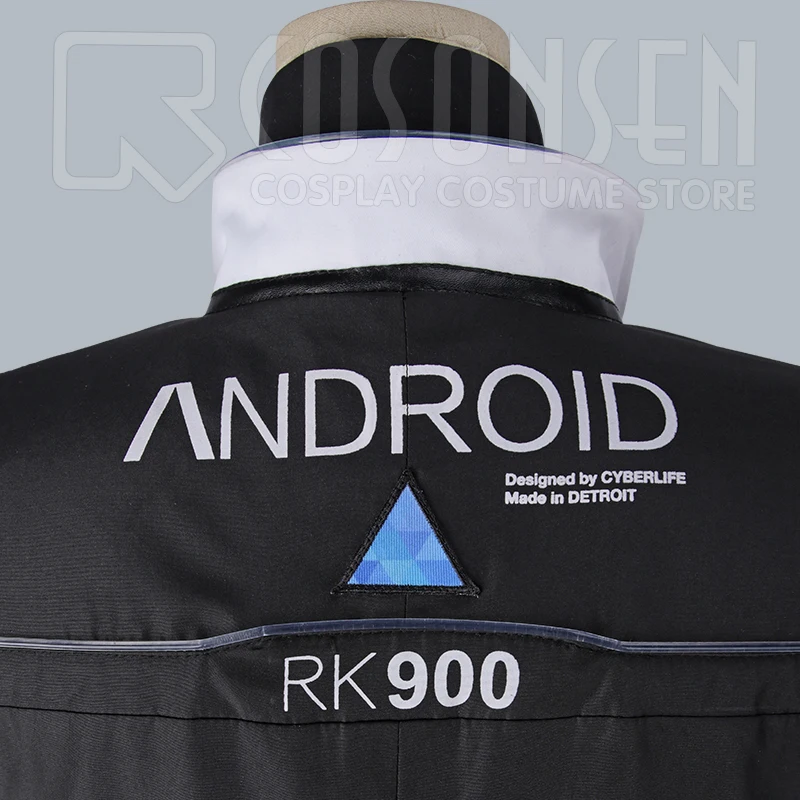 Детройт: стать человеком Коннор 900 Cos RK900 агент костюм униформа косплей костюм ONSEN индивидуальный заказ