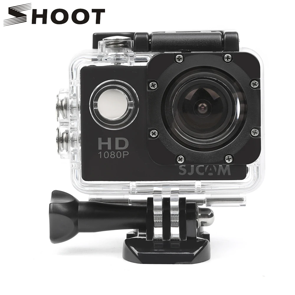 

SHOOT Waterproof Case Underwater Housing Shell for SJCAM SJ4000 SJ 4000 Eken h9 Sports Cam For SJCAM Action Camera Accessories