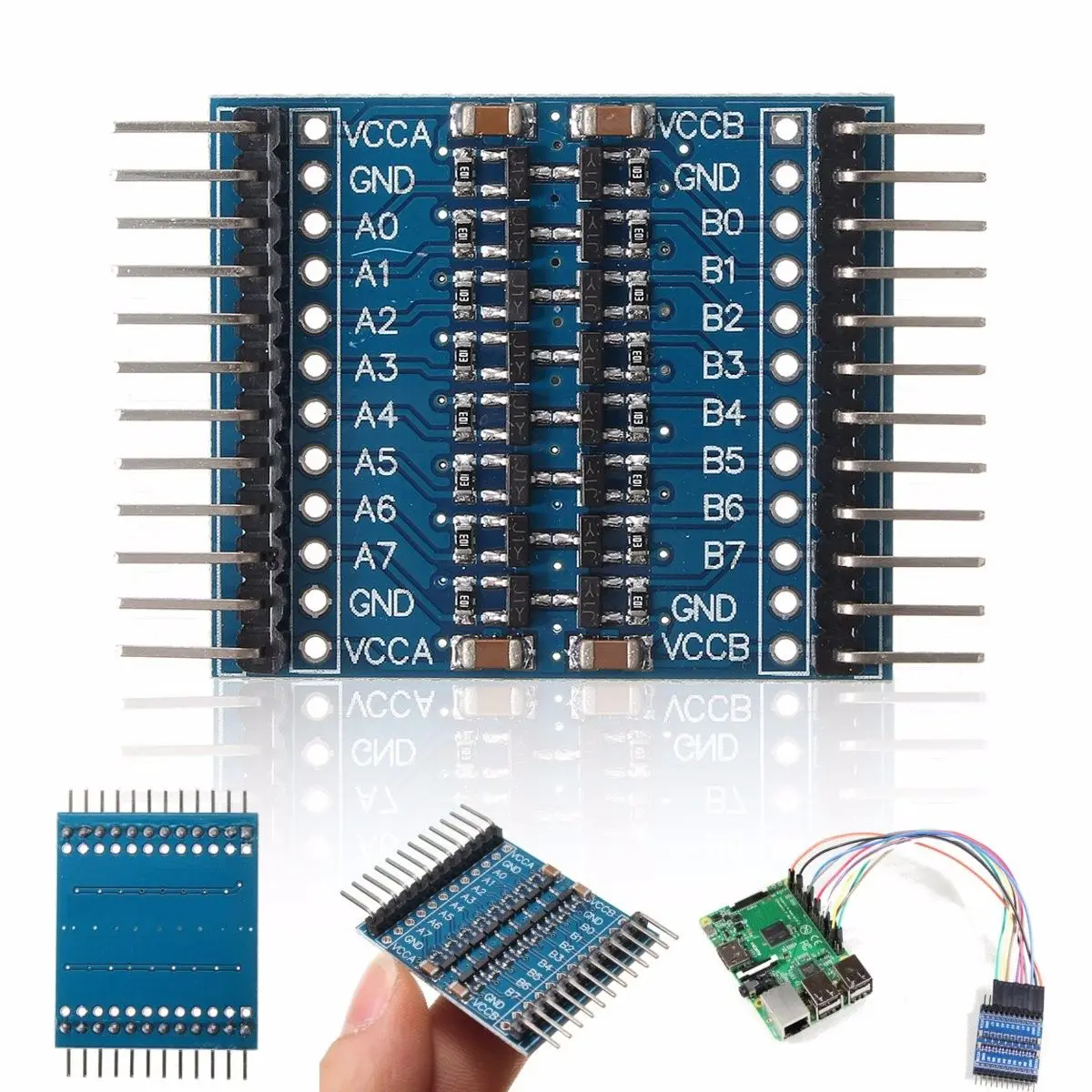 LEORY 5 V/3,3 V 8-канальный сетевой видеорегистратор IIC UART SPI ttl материнскую плату преобразователь уровня двунаправленный модуль схемы