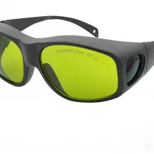 Мульти-длина волны лазера защитные очки типа “маска”(190-420nm& 850-1700nm od 4+ CE)+ черный Футляр+ чистящий ткань