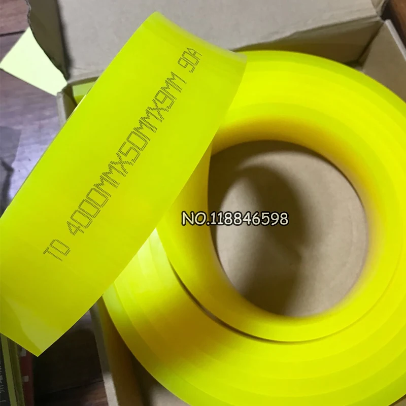 

Yellow Color Screen Printing Squeegee Scraper Strips Screen Priting Scraper for Squeegee Tool High 90A Durometer Hardness