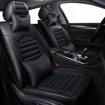 

New Leather Cartoon Universal car seat covers for nissan teana j31 j32 terrano 2 tiida wingroad X-TRAIL t30 t31 t32 xtrail 2018