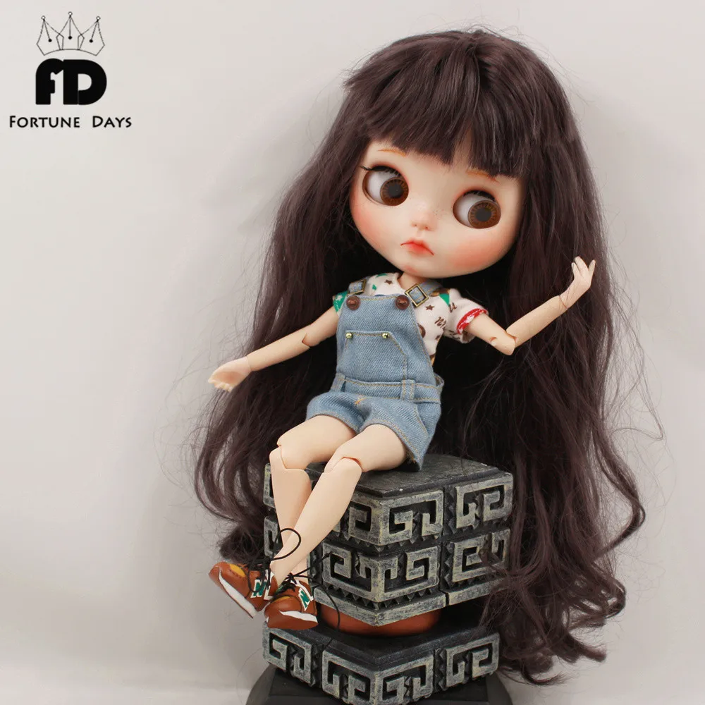 

Free shipping suitable joint Doll Loose casual pants ball shit monkey shirt shirt and rompers suit