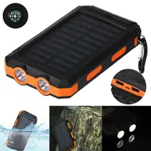 CARPRIE New Coming Lovely Waterproof 8000mAh Dual USB Portable Solar Charger Solar Power Bank For Phone portable charger