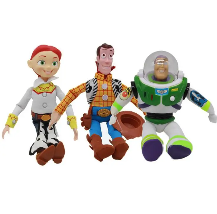

Toy Story 3 Plush Figure Buzz Lightyea Sheriff Woody Jessie Soft Stuffed Figurine Doll Toy Story Plush Figure Buzz Christmas Toy