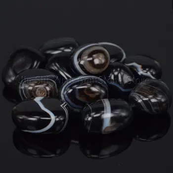 

Bulk Tumbled Evil Eye Agate Stones from Brazil Natural Polished Gemstone Supplies for Wicca, Reiki, and Energy Crystal Healing