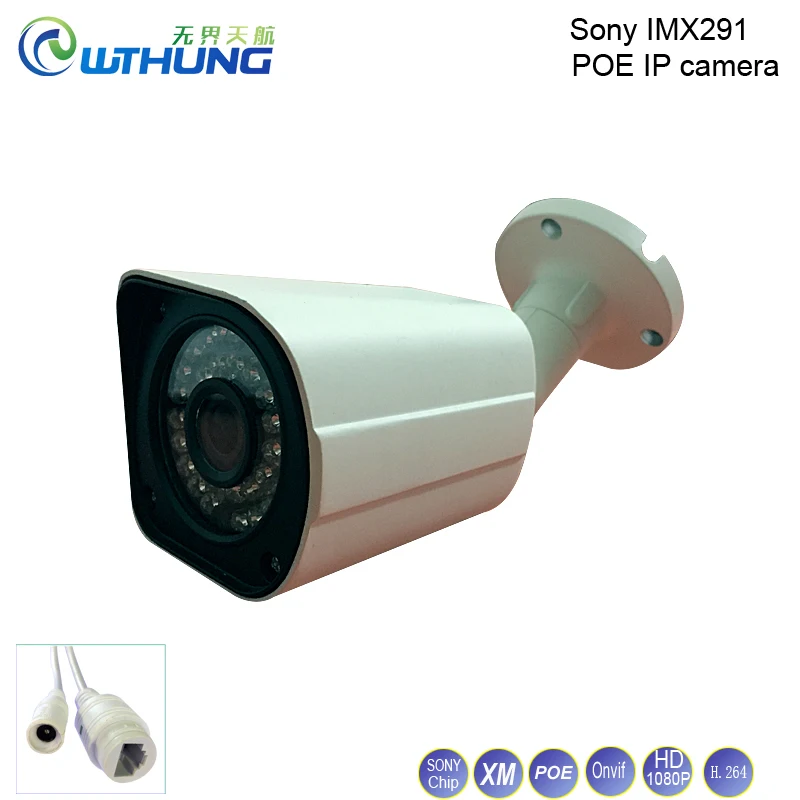2MP full 1080P Network POE IP Camera Sony IMX291 CMOS P2P ONVIF Bullet outdoor waterproof IR CUT fliter CCTV Surveillance Camera 2MP full 1080P Network POE IP Camera Sony IMX291 CMOS P2P ONVIF Bullet outdoor waterproof IR CUT fliter CCTV Surveillance Camera