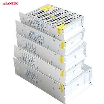 

LED transformer input 110-220V AC to 12V 1A-35A 12/25/60/100/150 /200 /250/360/400/500w switching led power for led strip light