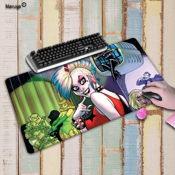 

Mairuige large harley quinn High Quality Gaming Mouse Pad XL Large Carpet Mousepad Gamer Keyboard Mat White Lock Edge Mousepad