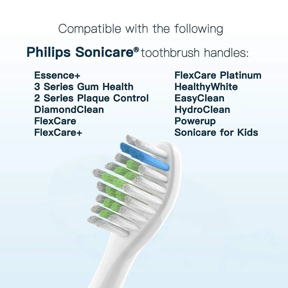 8 шт Зубная щётка головки для Philips Sonicare HX6930 HX6100 HX6910 HX6710 HX9140
