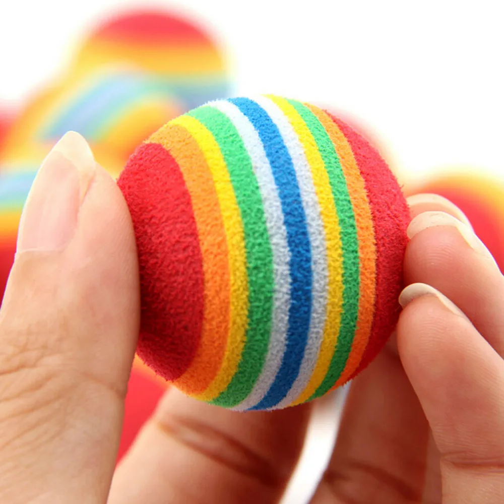 28.5mm Ball 5PCS Rainbow Color EVA Material Ball Kid Funny Toy Foam