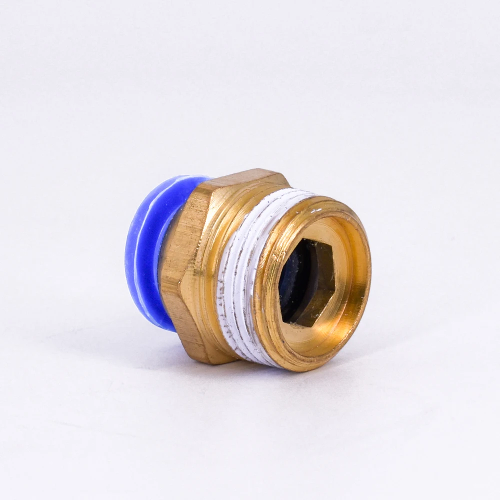 1/8 &quot1/4" 3/8 &quot1/2" 3/4 &quotBSP папа x подходящая трубка OD 4/6/8/10 мм латунный