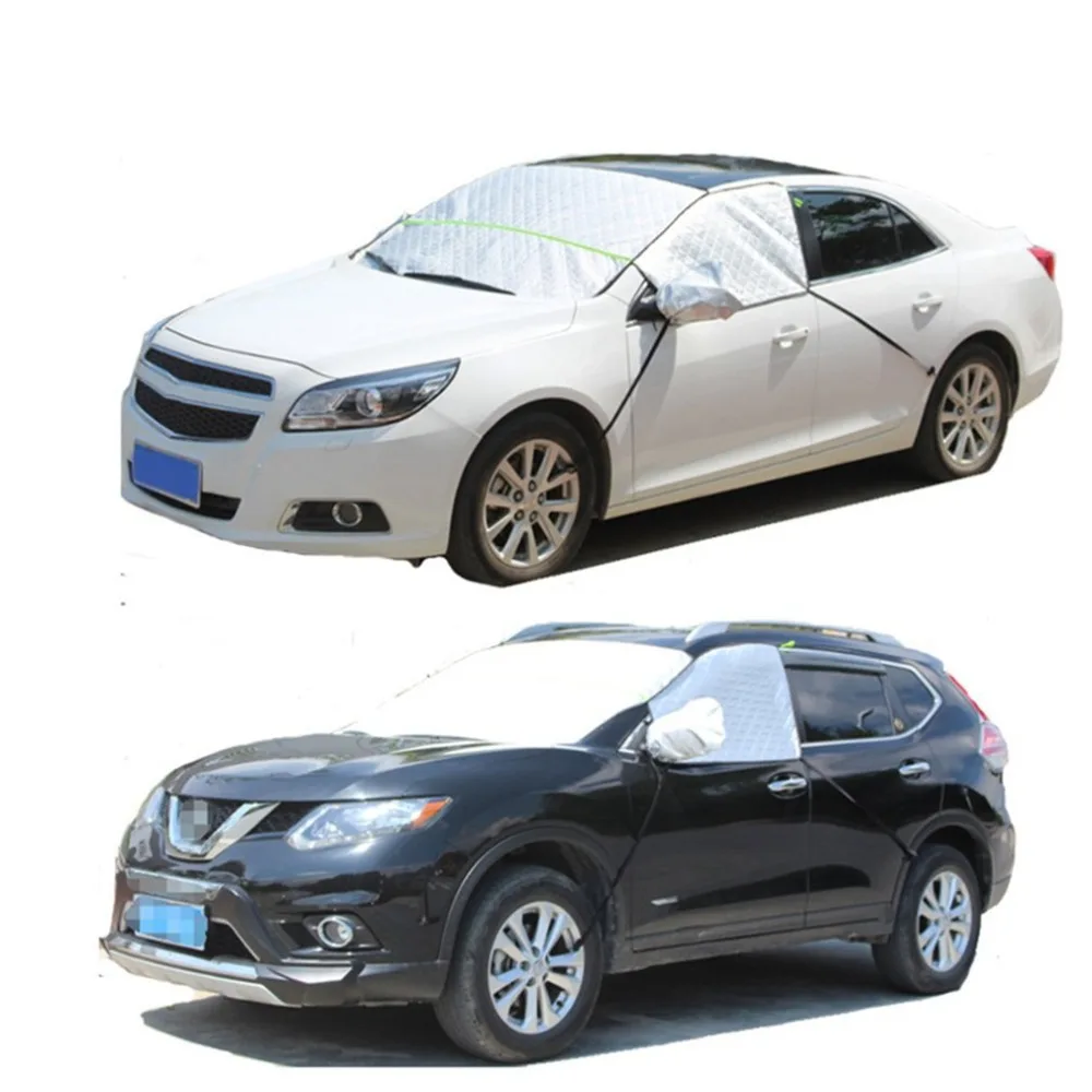 

Automobile Front Windshield Window Snow and Winter Frost and Snow Proof Visor Shade Sunshade Car Cover