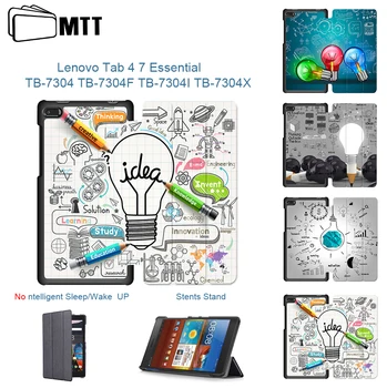 

MTT Tablet Case For Lenovo Tab 7 Essential TB-7304F 7304I 7304X 2017 Release Cover PU Leather Magnetic Stand Protective Case