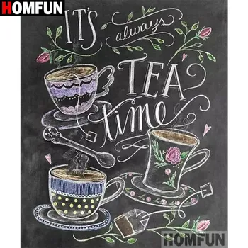 

HOMFUN Full Square/Round Drill 5D DIY Diamond Painting "Letter pattern" Embroidery Cross Stitch 5D Home Decor A15789