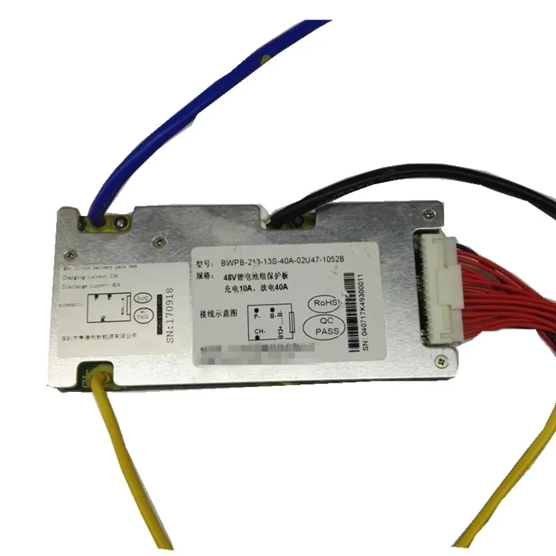 Высокое качество 13s bms 48v 40a bms 13 ячеек для электрического мотоцикла литиевая батарея 1000w мотор