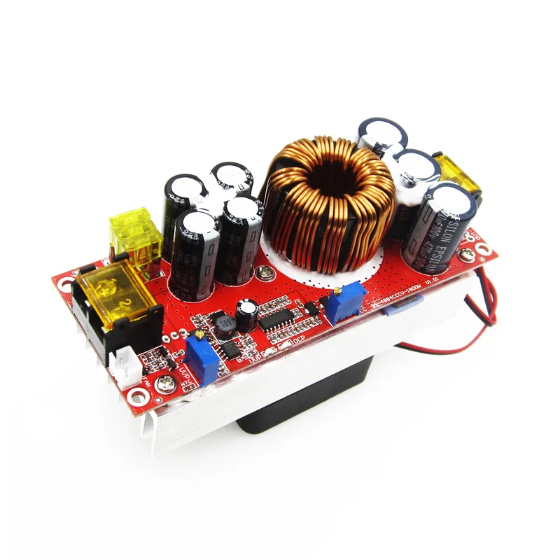 1800 Вт 40A 1500 30A 1200 20A DC повышающий преобразователь модуль питания 10 60 В до 12 90 в