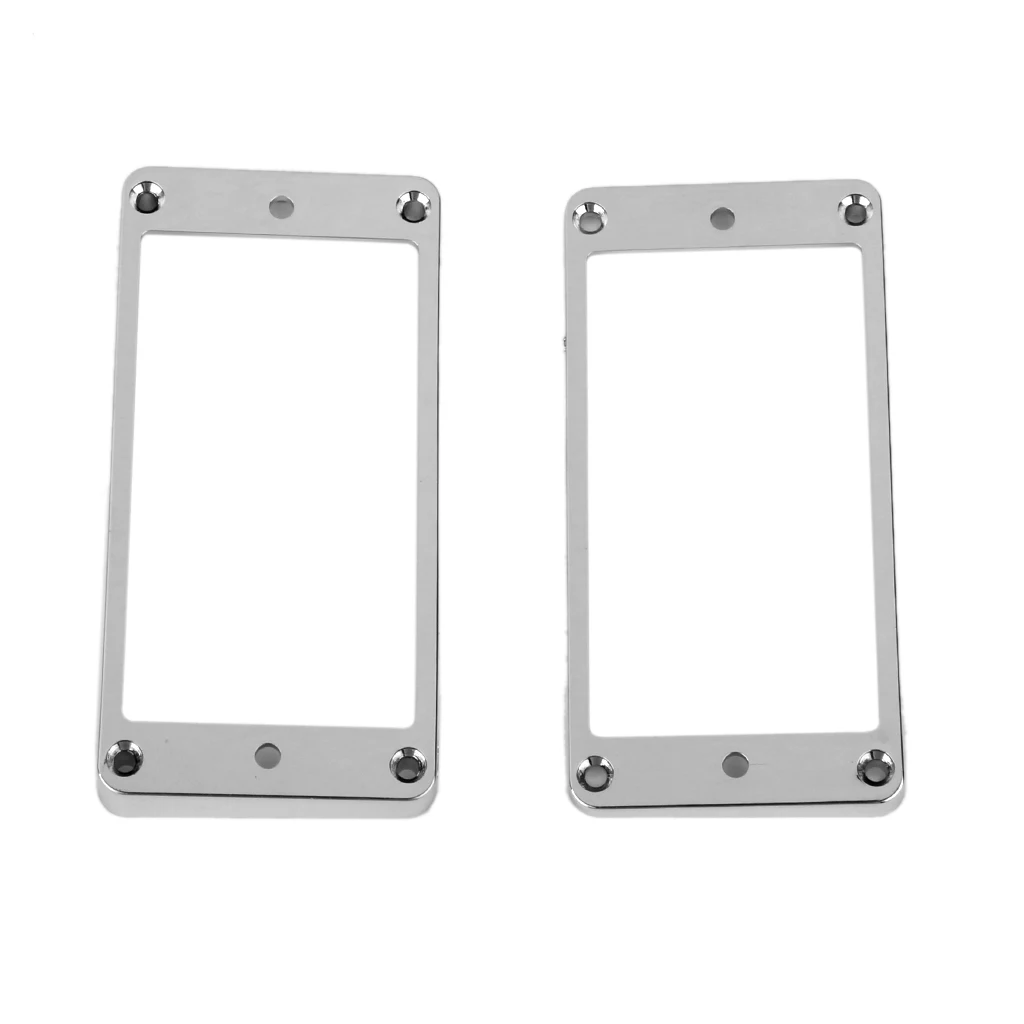 2pcs Humbucker Bridge/Neck Pickup Mounting Ring Frame for Electric Guitar Pickup Mounting Ring