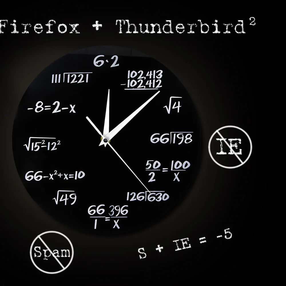 Декоративные настенные часы для комнаты с 3D изображением поп-викторины, математические 3D настенные часы Saati Art Relojes De Pared Casa для любителей математики