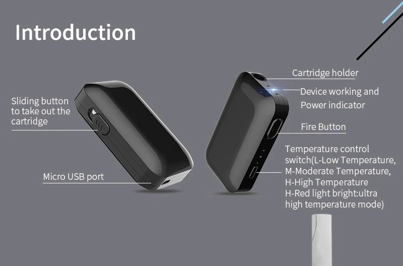 SMY Pluscig B2S E-cigTemp Control Vibrate Function 2900mAh Electronic Cigarette Battery Box Vape compatibility with iQOS (2pcs) SMY Pluscig B2S E-cigTemp Control Vibrate Function 2900mAh Electronic Cigarette Battery Box Vape compatibility with iQOS (2pcs)